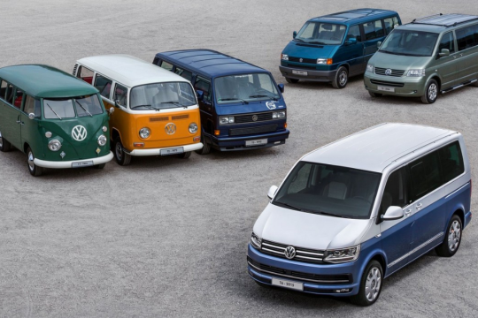Volkswagen отмечает 70-летний юбилей модели Transporter