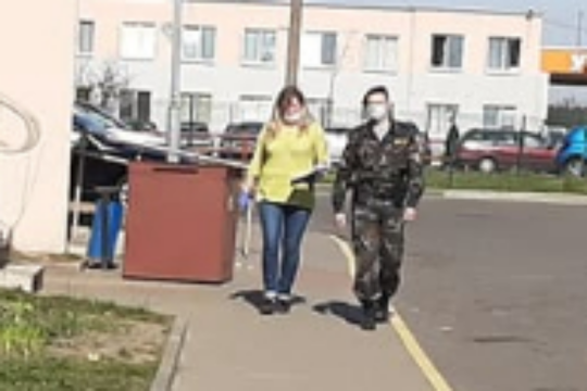 В Беларуси медики и милиция проверяют режим самоизоляции
