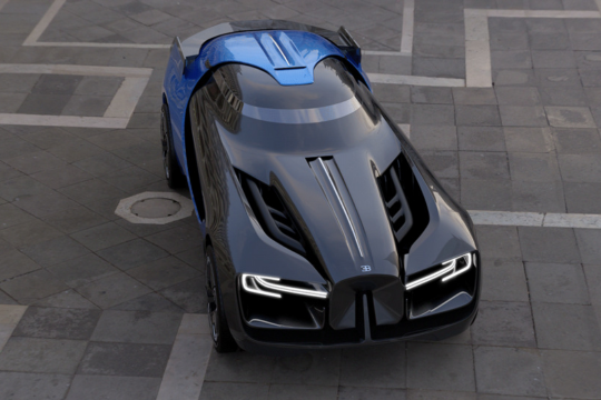 Кроссовер Bugatti Resonner 2032 впитал технологии гоночных катамаранов