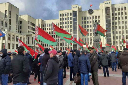 Провластный митинг в Минске 25 октября отменен, объявленная причина — коронавирус