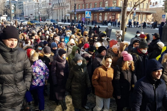 В России проходят массовые протесты против задержания Навального