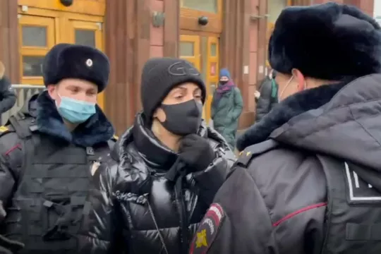 Супруга Алексея Навального Юлия задержана на Пушкинской площади в Москве