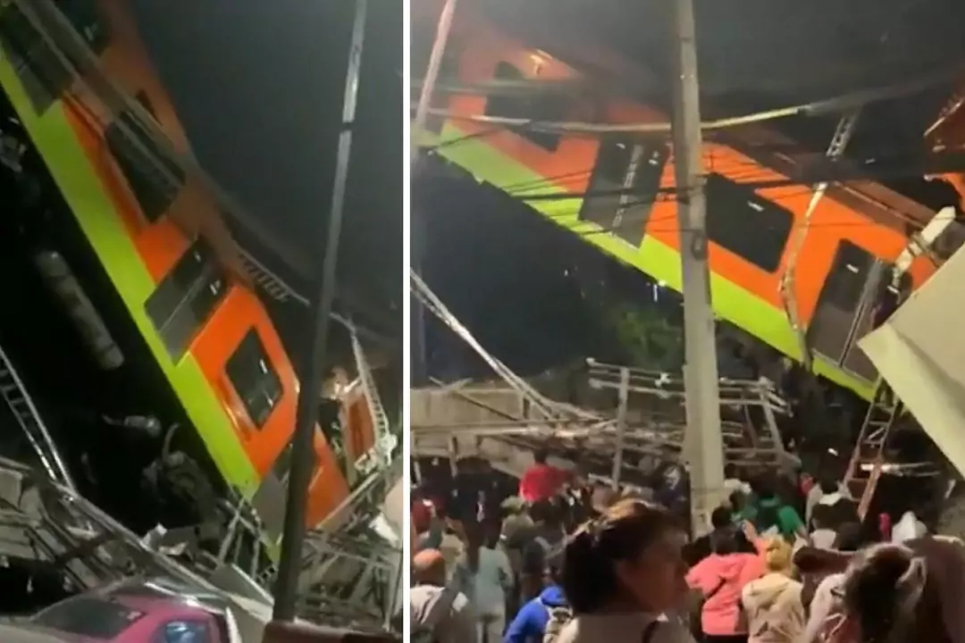 В Мехико под поездом рухнул мост, находившийся в аварийном состоянии — 20 человек погибли, около 90 пострадали