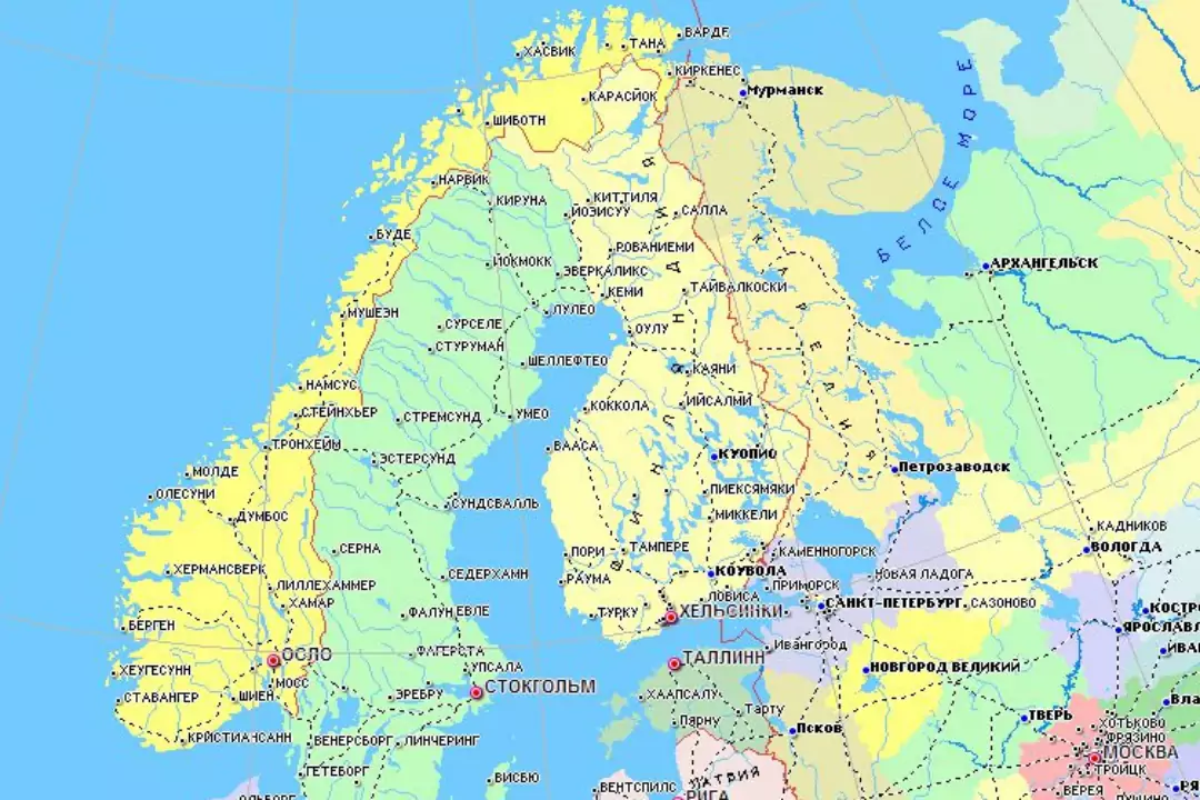 Норвегия относится к европе. Политическая карта Норвегии. Географическое положение Норвегии карта. Норвегия на карте мира на русском. Где находится Норвегия на карте.