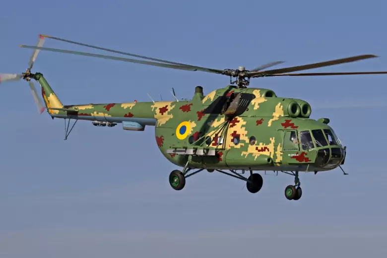 МО РФ: средства ПВО армии России сбили вертолёт Ми-8 ВВС Украины