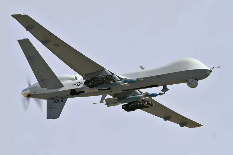 Mash: сбитый над Чёрным морем дрон США MQ-9 готовил атаку на порт Туапсе