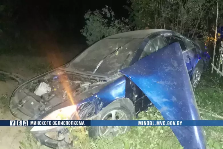 Водитель-бесправник насмерть разбился на Peugeot в Смолевичском районе