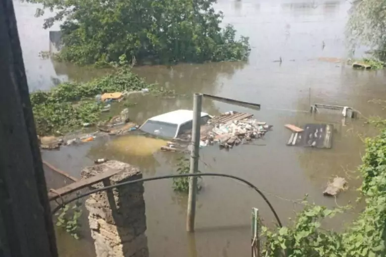 Алексеенко: город Алёшки почти полностью ушёл под воду из-за разрушения Каховской ГЭС