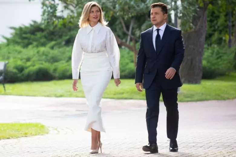 Жена Зеленского выступила против переизбрания мужа президентом Украины