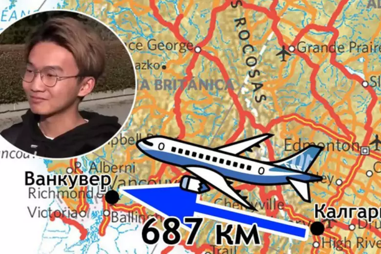 Тим Чен два раза в неделю совершает перелет в 600 километров из Калгари в Ванкувер и обратно.