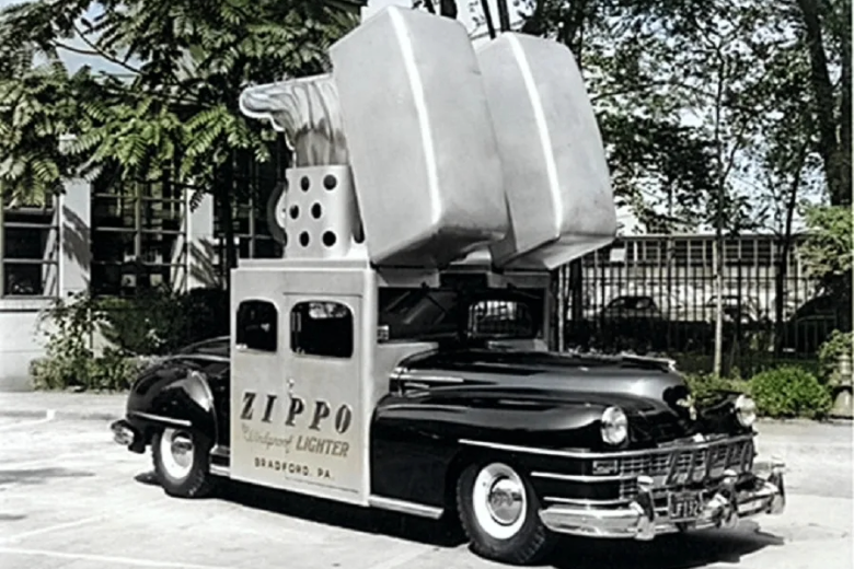 Zippo car: Расцвет рекламных автомобилей в Америке 1940-х годов