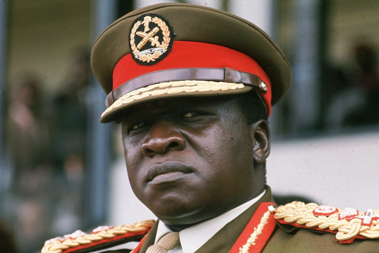 Иди Амин захватил власть в Уганде в 1971 году и жестоко правил в течение восьми лет. В список преступлений, совершенных им, входят преследования по этническому признаку, политические репрессии, внесудебные казни и пытки.