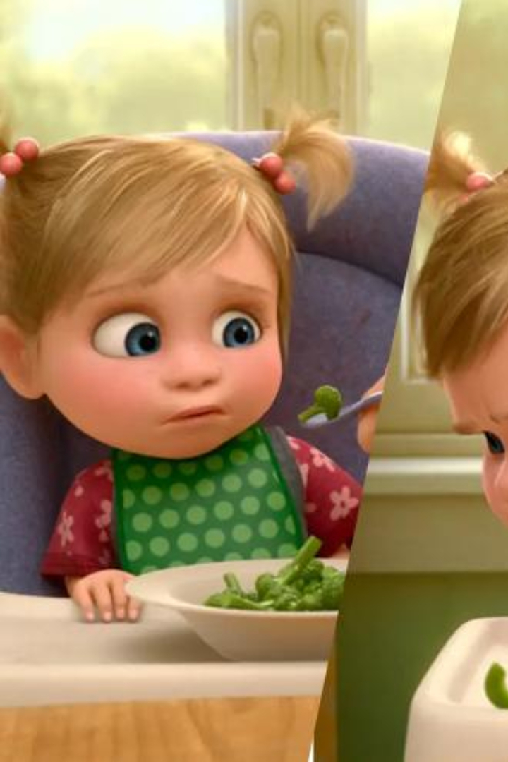 В одной из сцен мультфильма «Головоломка» девочка Райли отказывается есть брокколи, которым её пытается накормить отец.