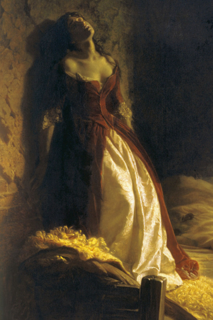 На знаменитой картине Флавицкого «Княжна Тараканова» героиня изображена перед гибелью во время петербургского наводнения 1777 года.