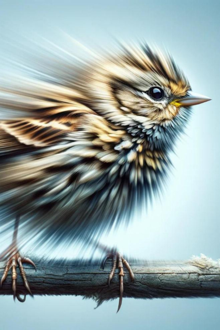 Птицы обладают бинокулярным зрением, однако большинство видов способны вращать глазами в горизонтальной плоскости только на 10°—20°. 