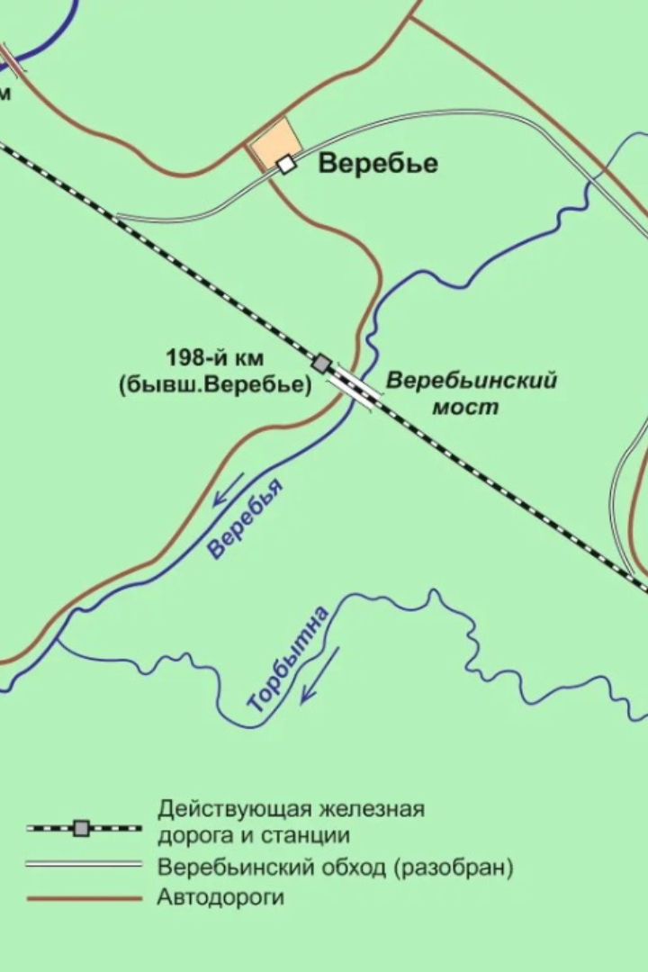 Октябрьская железная дорога, соединяющая Москву и Санкт-Петербург, сейчас является совокупностью прямых линий, хотя раньше существовал небольшой криволинейный изгиб между Окуловкой и Малой Вишерой.