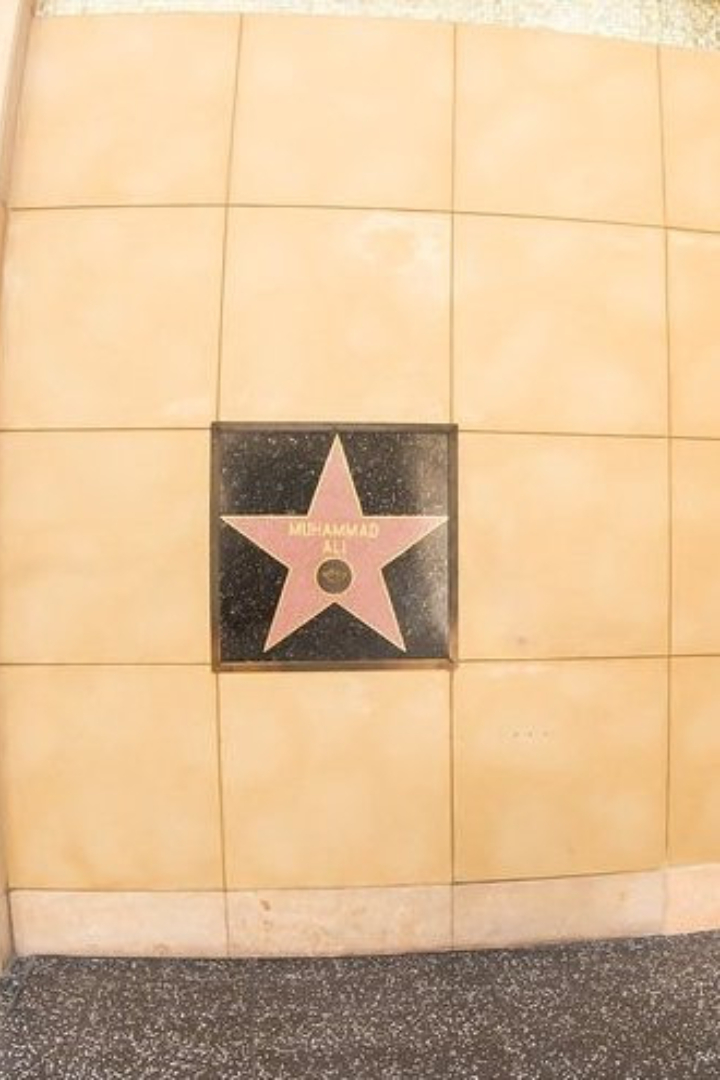 На Голливудской «Аллее славы» все звёзды вмонтированы в тротуар. 