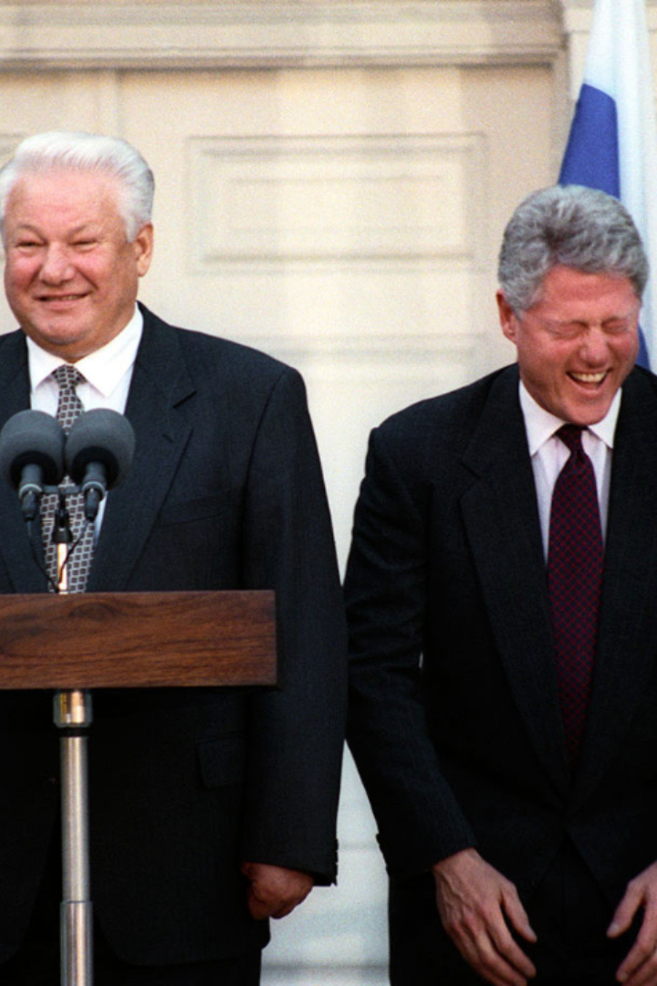 В 1995 году Борис Ельцин приехал с официальным визитом в Вашингтон на встречу с Биллом Клинтоном.
