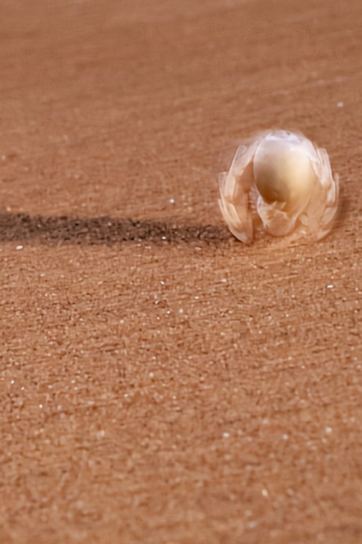 В южноафриканской пустыне Намиб обитает Carparachne aureoflava — катящийся паук.