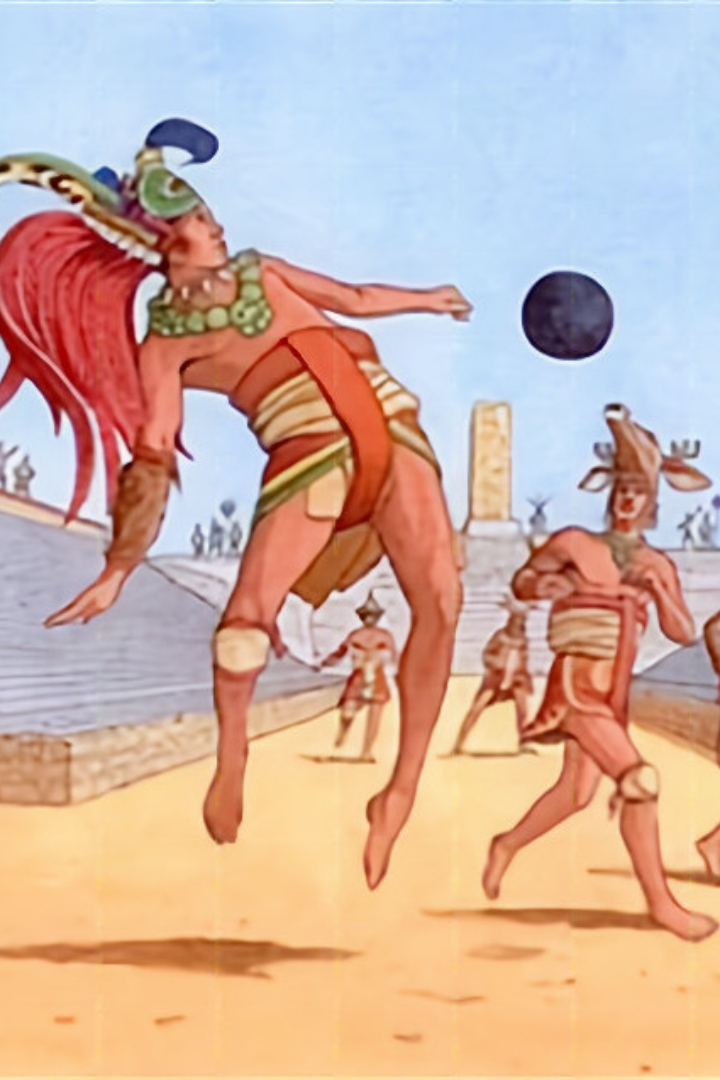 Среди индейцев мезоамериканского региона издавна была распространена игра в мяч из резины, которую они получали из каучуковых деревьев. 
