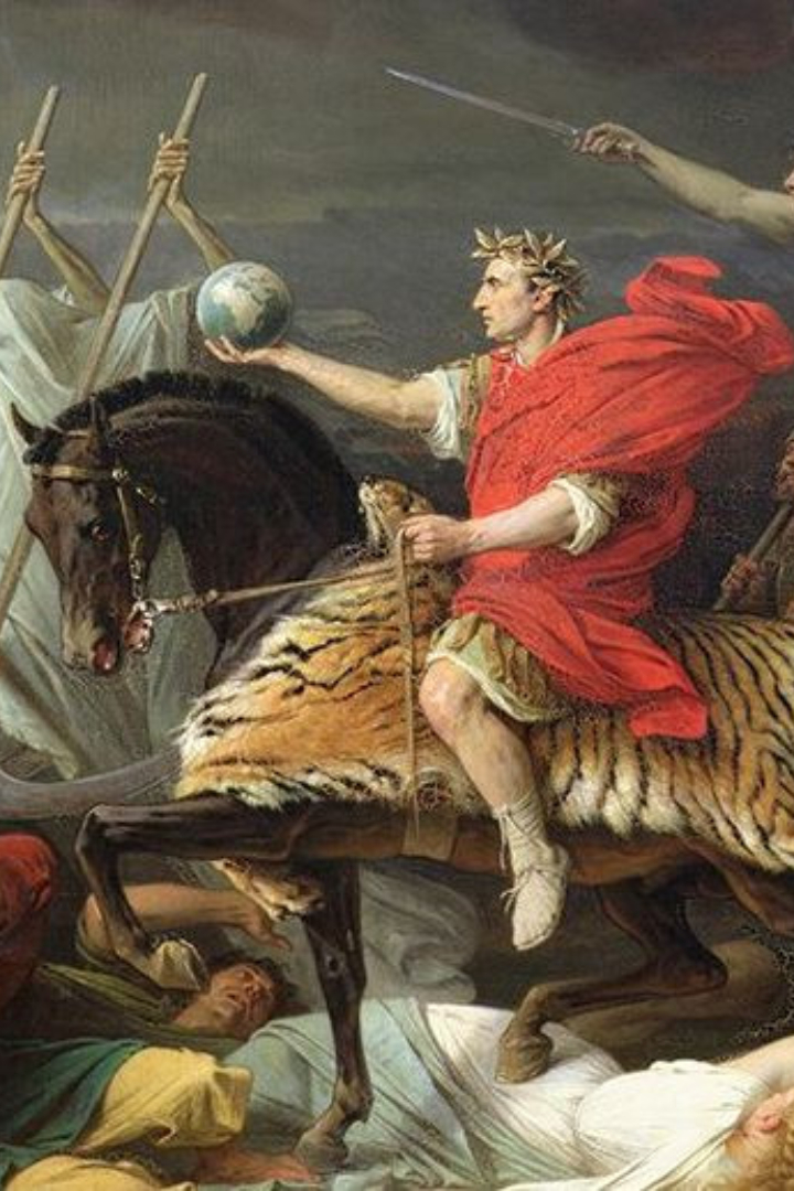 При вторжении в Африку войско Юлия Цезаря с самого начала постигали неудачи.