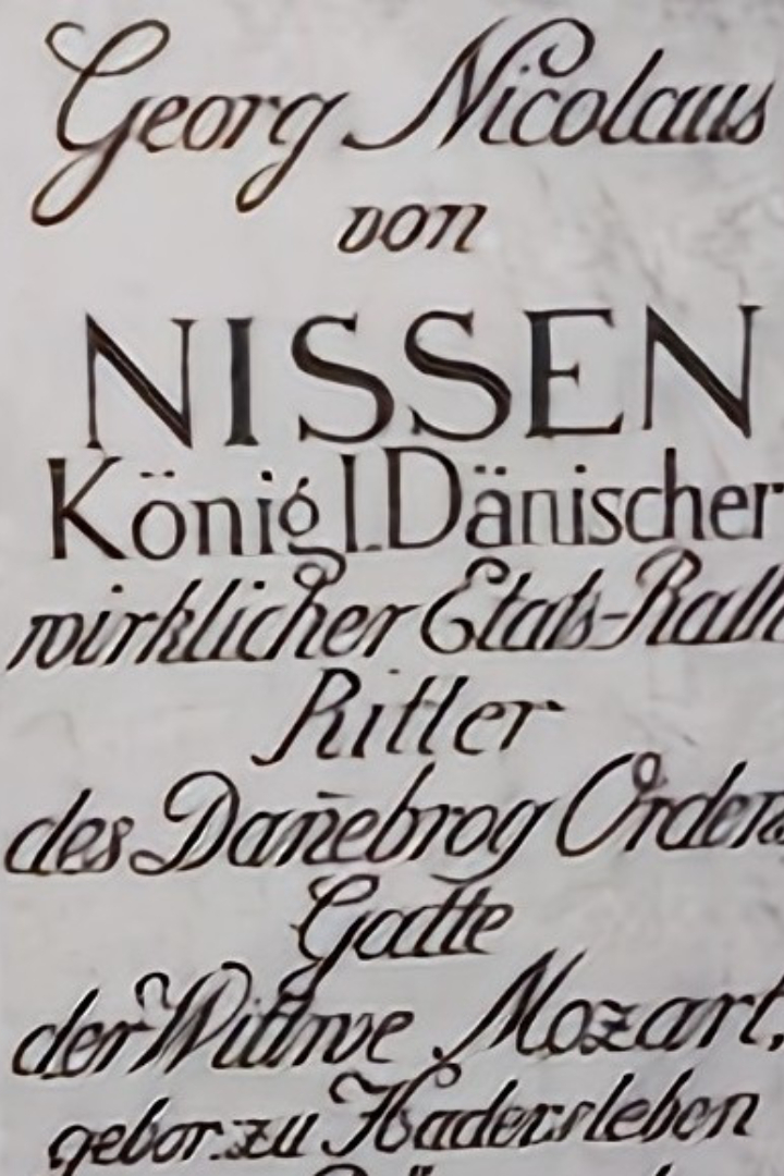Через шесть лет после смерти Моцарта его вдова Констанца встретилась с датским дипломатом Георгом Николаусом фон Ниссеном и впоследствии вышла за него замуж. 